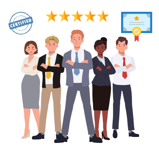 un team di 5 professionisti certificati che si occupano di marketing digitale